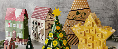Gefertigte Adventskalender von Karl Knauer