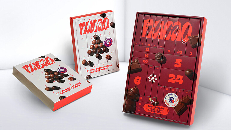 Kunststofffreie Adventskalender aus nachhaltigen Materialien für Nucao von Karl Knauer