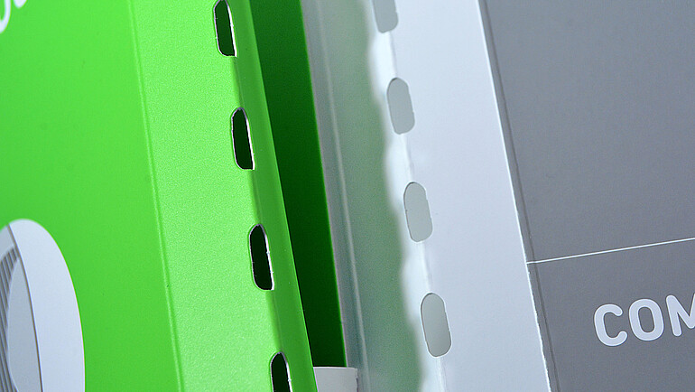 Wickelverpackung Close Up