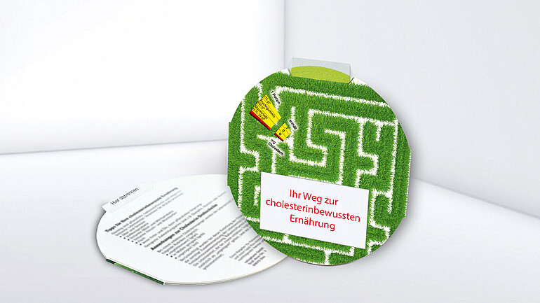 Runde Drehscheibe mit Labyrinth-Druck