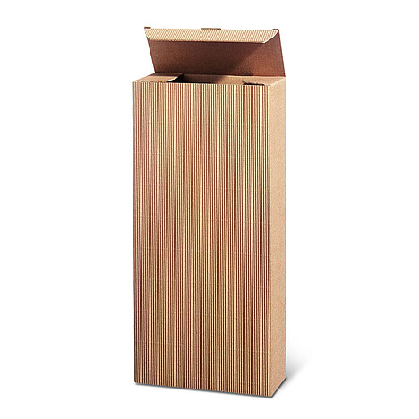 Weinfaltschachtel Offene Welle Natur