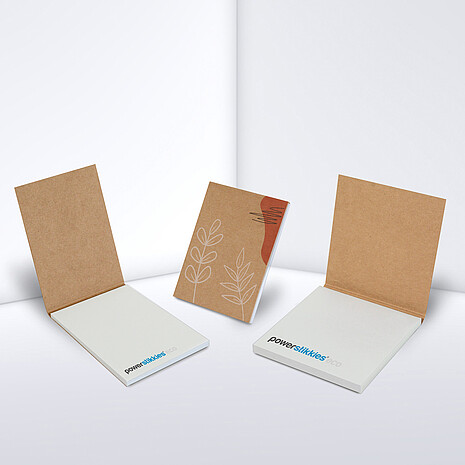 PURE notes Haftnotizen im Kartonumschlag 50x70mm 