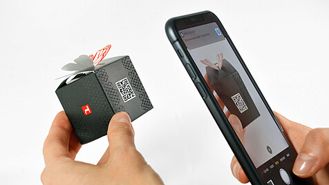 Marktingaktionen mittels VERIDA Barcode