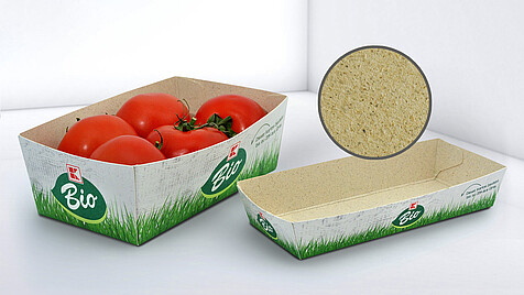 Obst- und Gemüseschale aus Graskarton