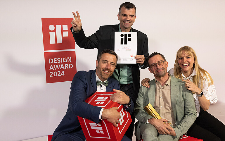 Karl Knauer bei der Preisverleihung des iF Design Awards in Berlin