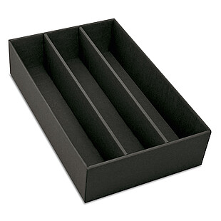 Geschenkkassetten-Unterteil PURE line schwarz