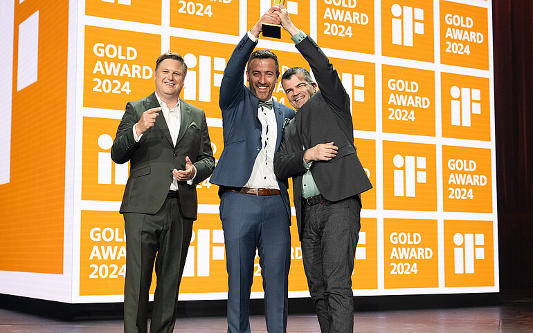Karl Knauer bei der iF Design Award Preisverleihung in Berlin
