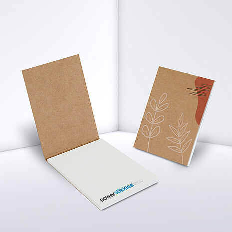 PURE notes Haftnotizen im Kartonumschlag 50x70mm
