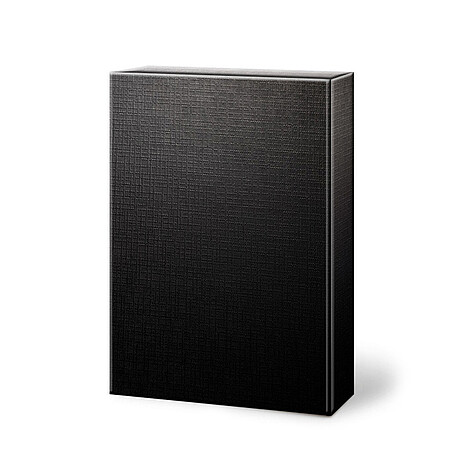 Weinpräsentkarton Struktura VITA Schwarz