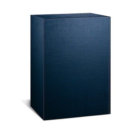 Weinpräsentkarton Struktura VITA Dunkelblau