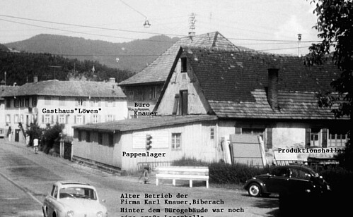 Erster Unternehmenssitz im Ortskern