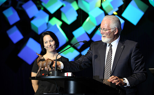 Stefanie Wieckenberg mit Vater Olaf Pohl