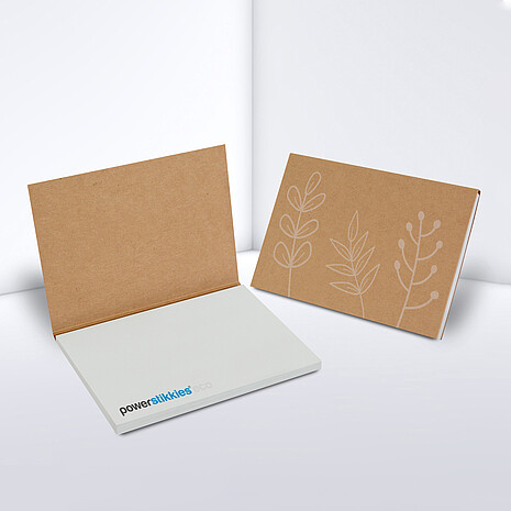 PURE notes Haftnotizen im Kartonumschlag 100x70mm 