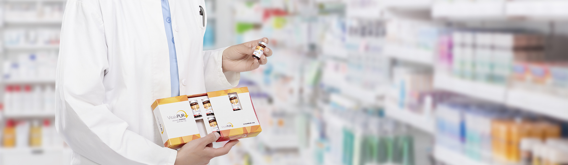 Ampullen-Verpackung in der Apotheke